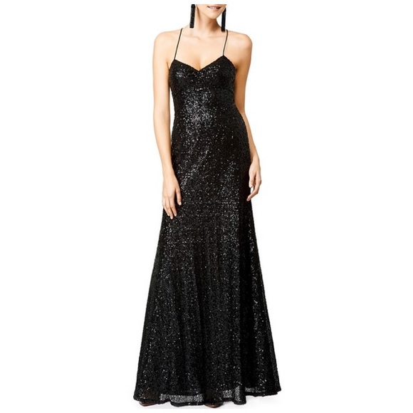 Jill Jill Stuart Delicate Spaghetti Strap Gown - Picture 3 of 5